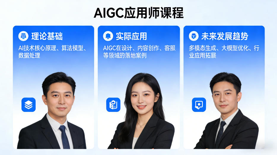 AIGC应用师课程，覆盖了AI技术的理论基础、实际应用、以及未来发展趋势(更新)-90网_网创项目平台_网络项目资源网-90wang.com